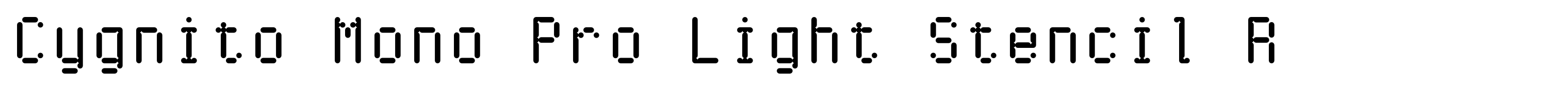 Cygnito Mono Pro Light Stencil R